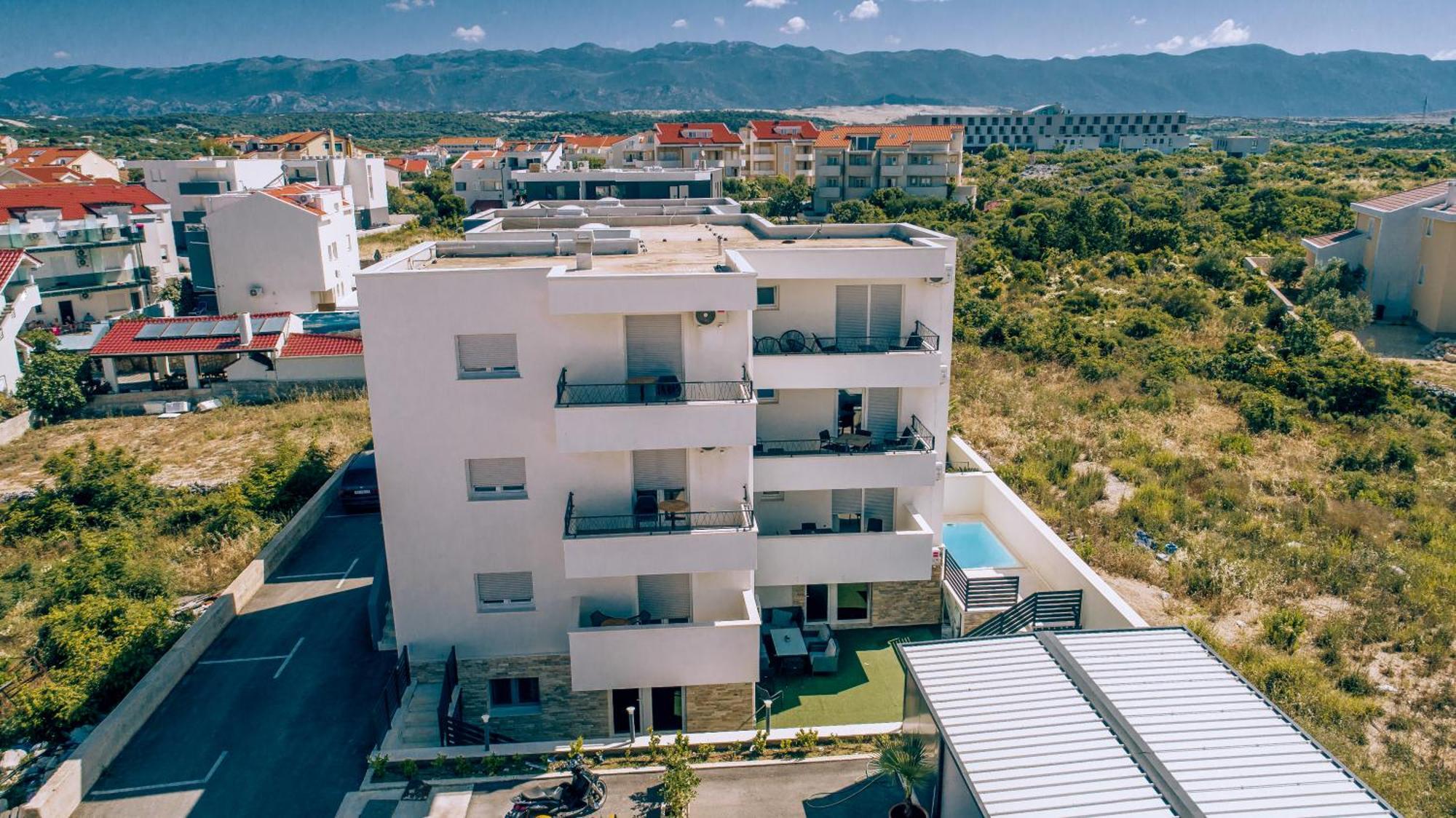 Apartment Bella Novalja Eksteriør bilde