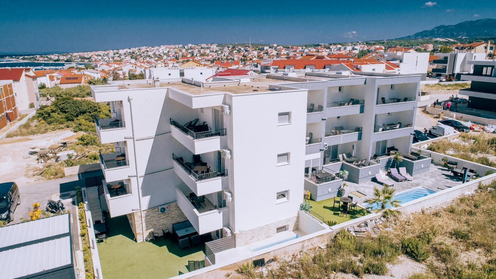 Apartment Bella Novalja Eksteriør bilde