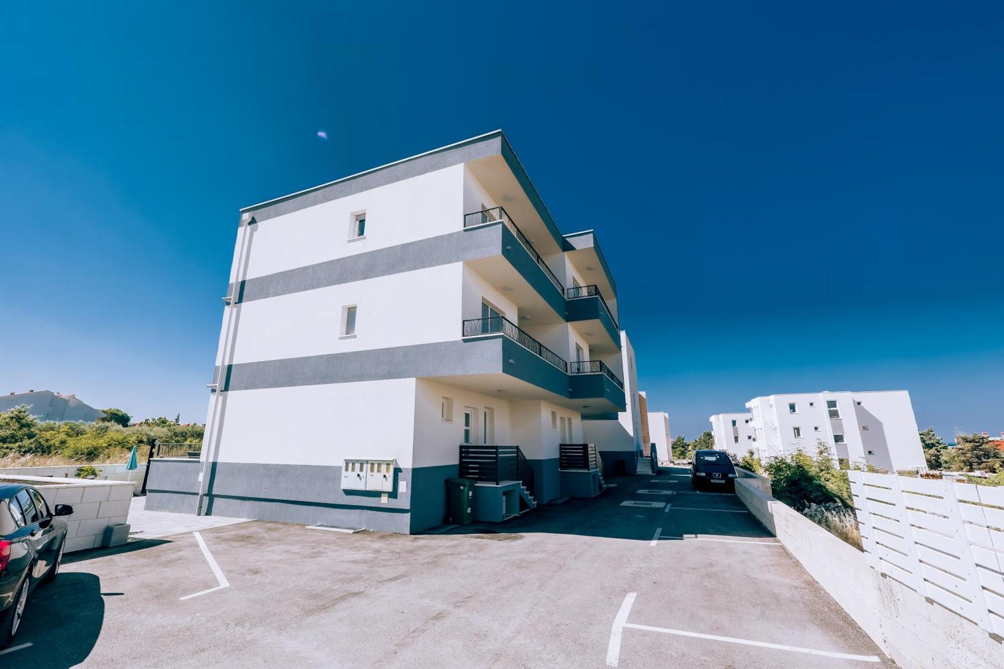 Apartment Bella Novalja Eksteriør bilde